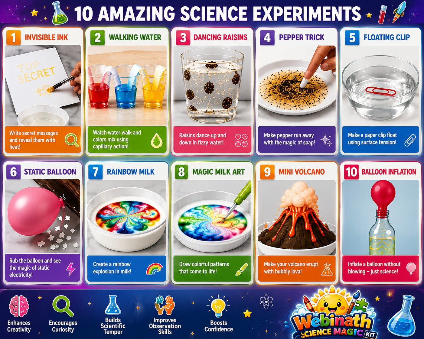 Webinath Science Magic Kit