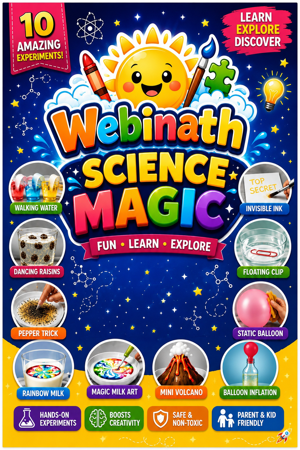 Webinath Science Magic Kit
